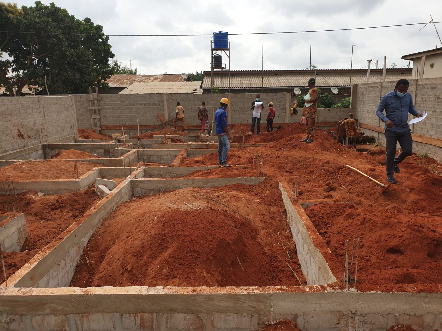 Chantier des fondations